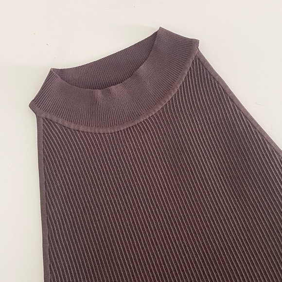 Aritzia Babaton Sculpt Knit Mockneck Halter Top - Picture 4 of 7